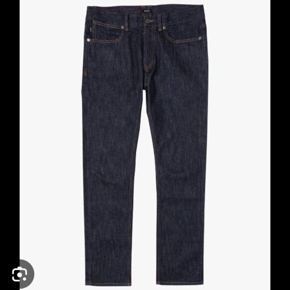 RVCA Daggers Denim Jeans (Dark Indigo, Size 33) - Picture 1 of 1